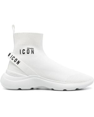 DSquared² Icon Fly Trainers - White