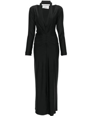Atu Body Couture V-Neck Maxi Dress - Black