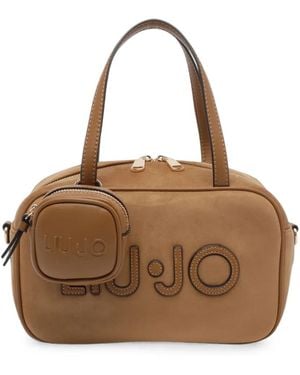 Liu Jo Logo-Patch Tote Bag - Brown