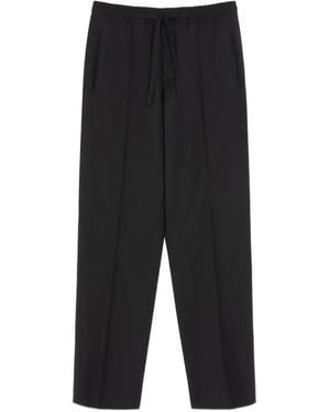 Valentino Garavani Vlogo Tailored Trousers - Black