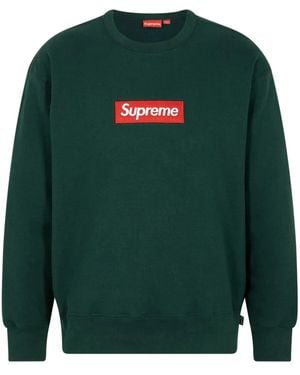 Supreme Box Logo Crewneck Sweatshirt - Green