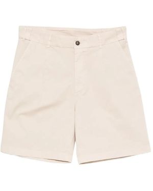 Eleventy Bermudas Con Botones - Neutro