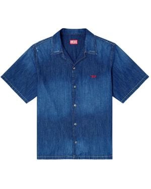 DIESEL D-Nabll-D Denim T-Shirt - Blue