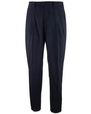 Corneliani Pleated Tailored Trousers - Blue