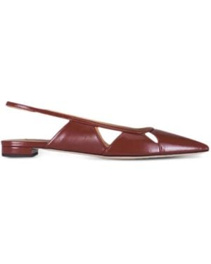 Arteana Cutout Point-Toe Slings - Brown