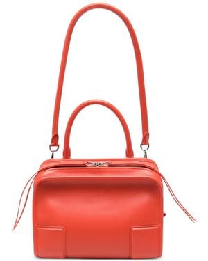 Loewe Amazona 180 Leather Shoulder Bag - Red