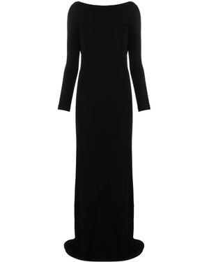 DSquared² Open Back Long Dress - Black