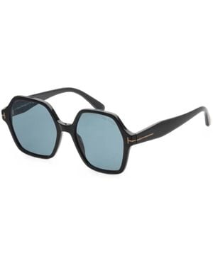 Tom Ford Romy Geometric-Frame Sunglasses - Blue