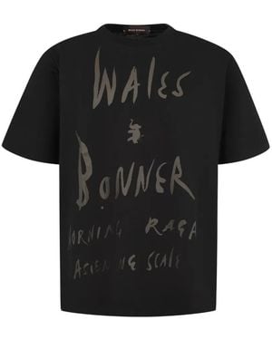 Wales Bonner Raga Graphic-Print T-Shirt - Black
