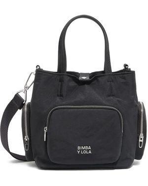 Bimba Y Lola Mini Tasche Mit Reißverschluss - Schwarz