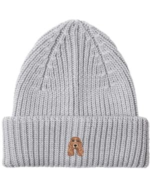PELO FOUNDATION Cocker Beanie Hat - Gray
