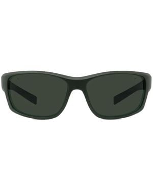 Vuarnet Racing Rectangle-Frame Sunglasses - Green