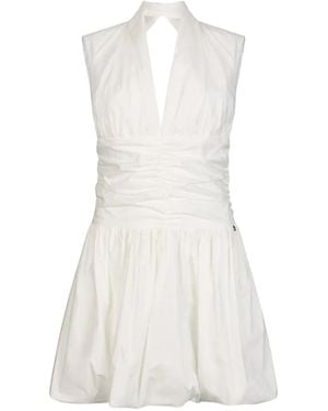 Liu Jo Short Dress With Cut-Out Detail - White