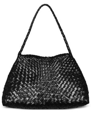 Dragon Diffusion Santa Maria Woven Shoulder Bag - Black