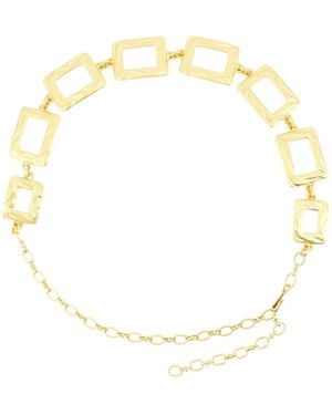 Zimmermann Alight Gürtel Mit Eckiger Kette - Mettallic