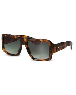 Seletti X Okkia Kansas Tortoiseshell-Effect Sunglasses - Brown