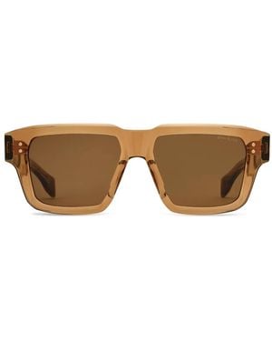 Dita Eyewear Eliux Square-Frame Sunglasses - Brown