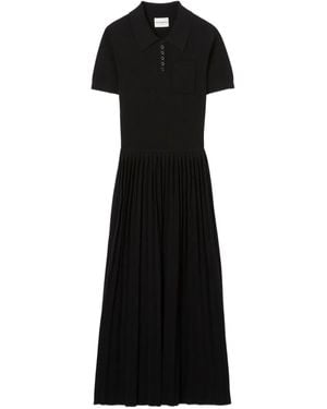 Claudie Pierlot タートルネック ニットドレス - ブラック