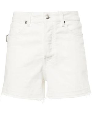 Zadig & Voltaire High-Rise Denim Shorts - White