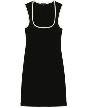 Rag & Bone Scoop-Neck Sleeveless Mini Dress - Black