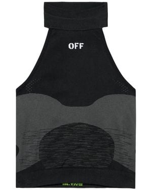 Off-White c/o Virgil Abloh Racing Seamless Tank Top - Black