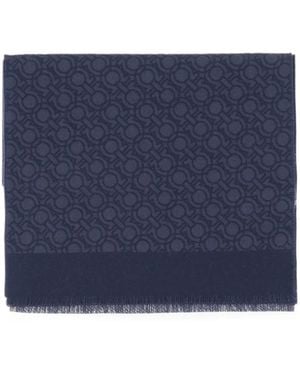 Ferragamo Gancini Chain Scarf - Blue
