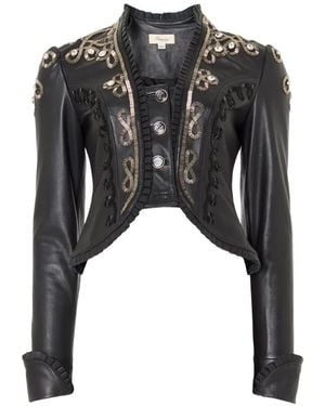 Temperley London Balthazar Embroidery Jacket - Black