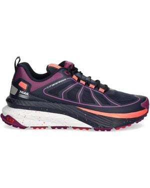 EA7 Sneakers Con Alamari - Blu