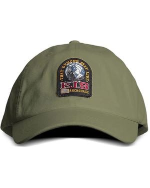 Parajumpers Logo-Patch Baseball Cap - Green