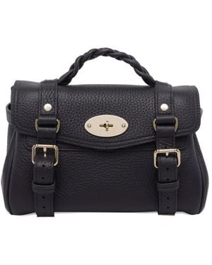 Mulberry Mini Alexa Braided-Handle Tote Bag - Blue