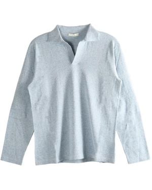 The Row Niosa V-Neck Top - Blue