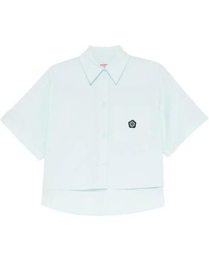 KENZO Camisa Boke Flower - Azul