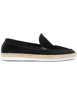 Corneliani Suede Espadrilles - Black