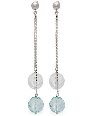 Ports 1961 Pendientes Con Colgante Pearls - Blanco