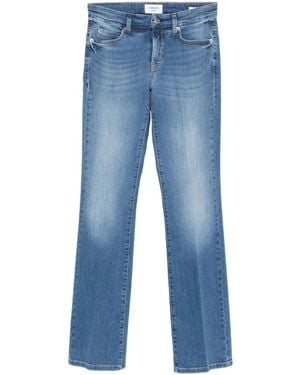 Cambio Paris Faded-Wash Jeans - Blue
