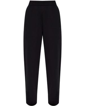 Emporio Armani Logo-Embroidered Track Trousers - Blue