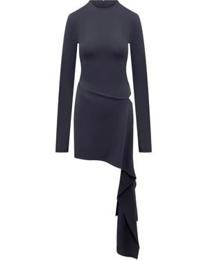 The Attico Sable Mini Dress - Blue