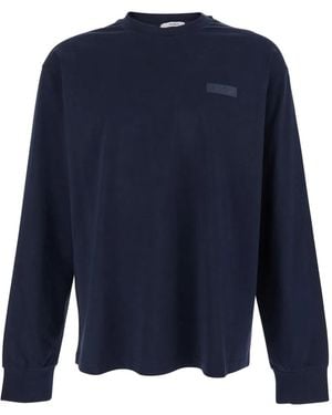 Givenchy Camiseta Con Parche Del Logo - Azul