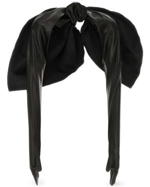 Givenchy Guantes con detalle de lazo - Negro