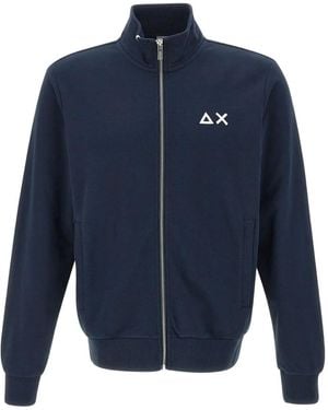 Sun 68 Zip-Up Track Jacket - Blue