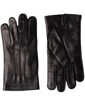 Mario Portolano Handschuhe Mit Shearling - Schwarz