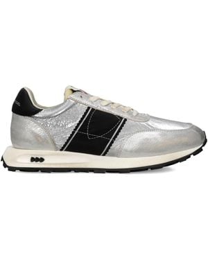 Philippe Model Tour Metallic Leather Trainers - White