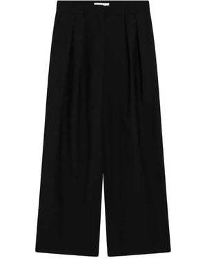 Frankie Shop Pantaloni Ripley Con Pieghe - Nero