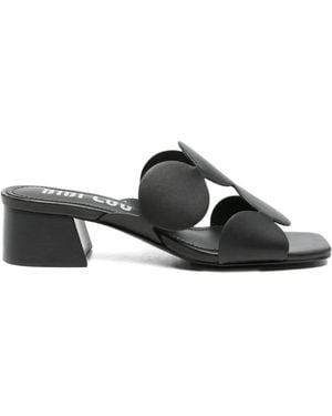 Bibi Lou Cut-Out Sandals - White