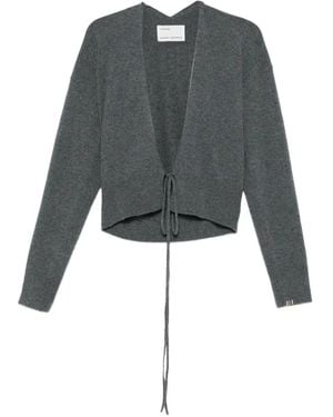 Extreme Cashmere Wrap Cardigan - Gray