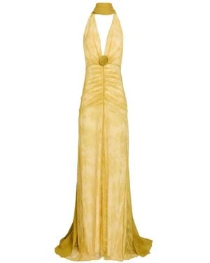 De La Vali Amora Maxi Dress - Metallic