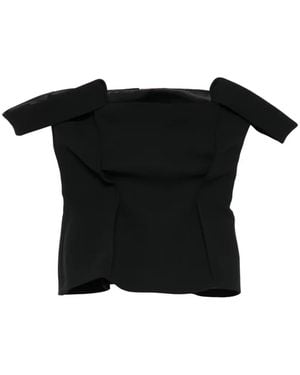 KHAITE Vasmina Blouse - Black
