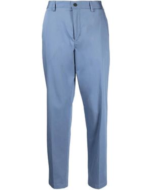 BOSS Logo-Patch Tailored Trousers - Blue