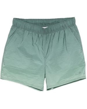 Oakley Elasticated-Waistband Swim Shorts - Green