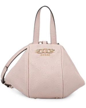 Guess Anise Tote Bag Mit Logo-Prägung - Pink